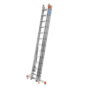 Krause Tribilo��Vielzweckleiter mit Treppe - 3 x 12 Sprossen��