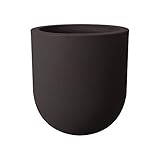 Elho Allure Soft High 43 - Blumentopf - Bark Brown - Drinnen & Drau�en  - � 42.9 x H 46.1 cm